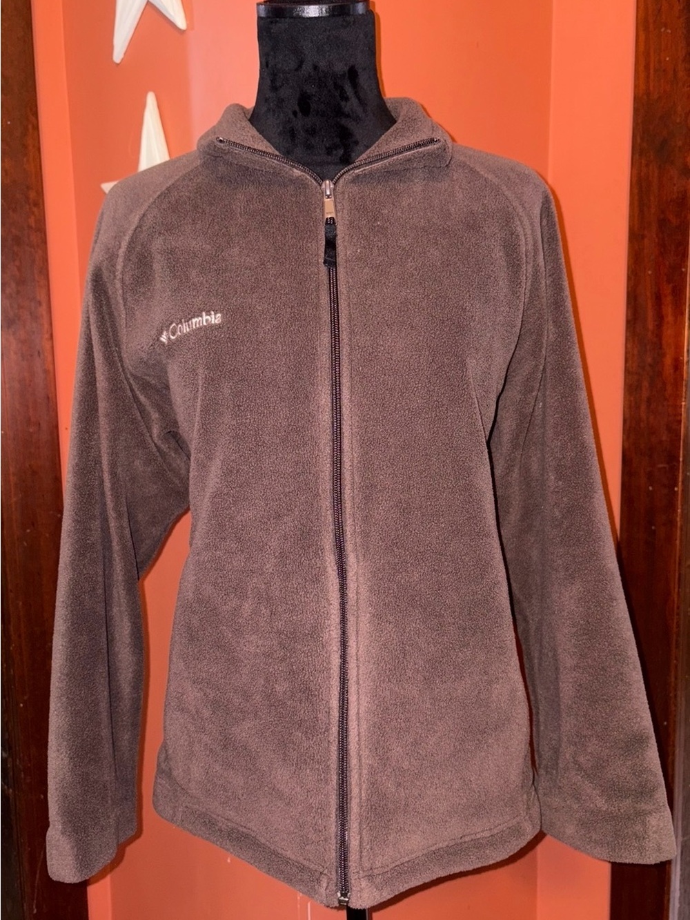 Columbia women’s Brown Full-Zip Fleece Jacket